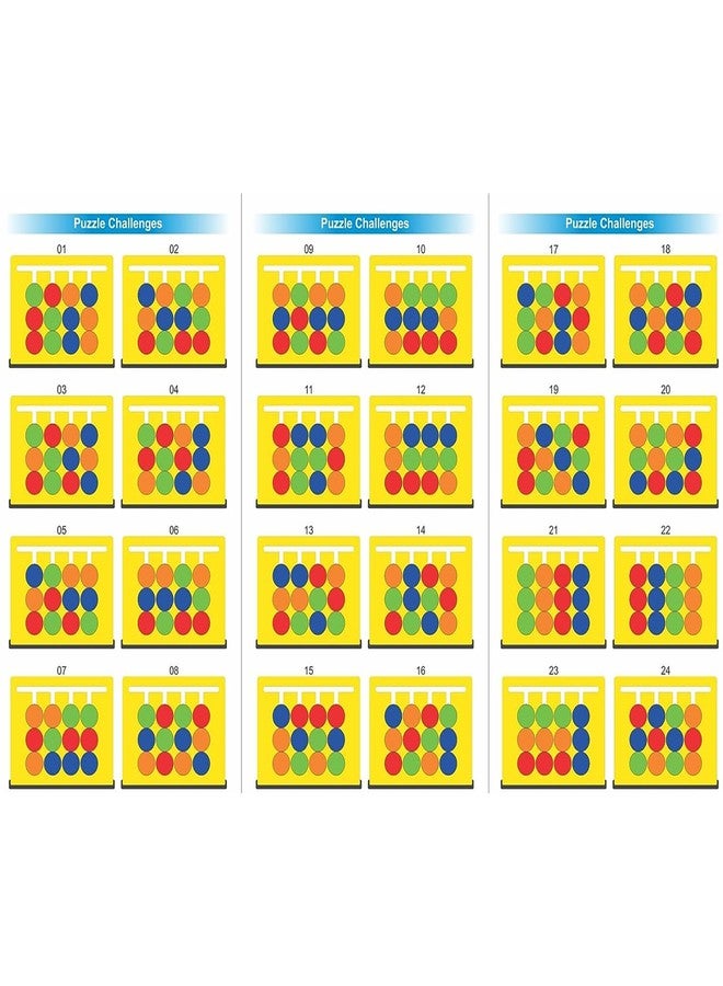 RAINBOW RIDERS Montessori Slide Puzzles Brain Game for Kids Boys Girls Age 3 4 5 Year Baby Activity Toys Early Development and Learning Kids - Image 3